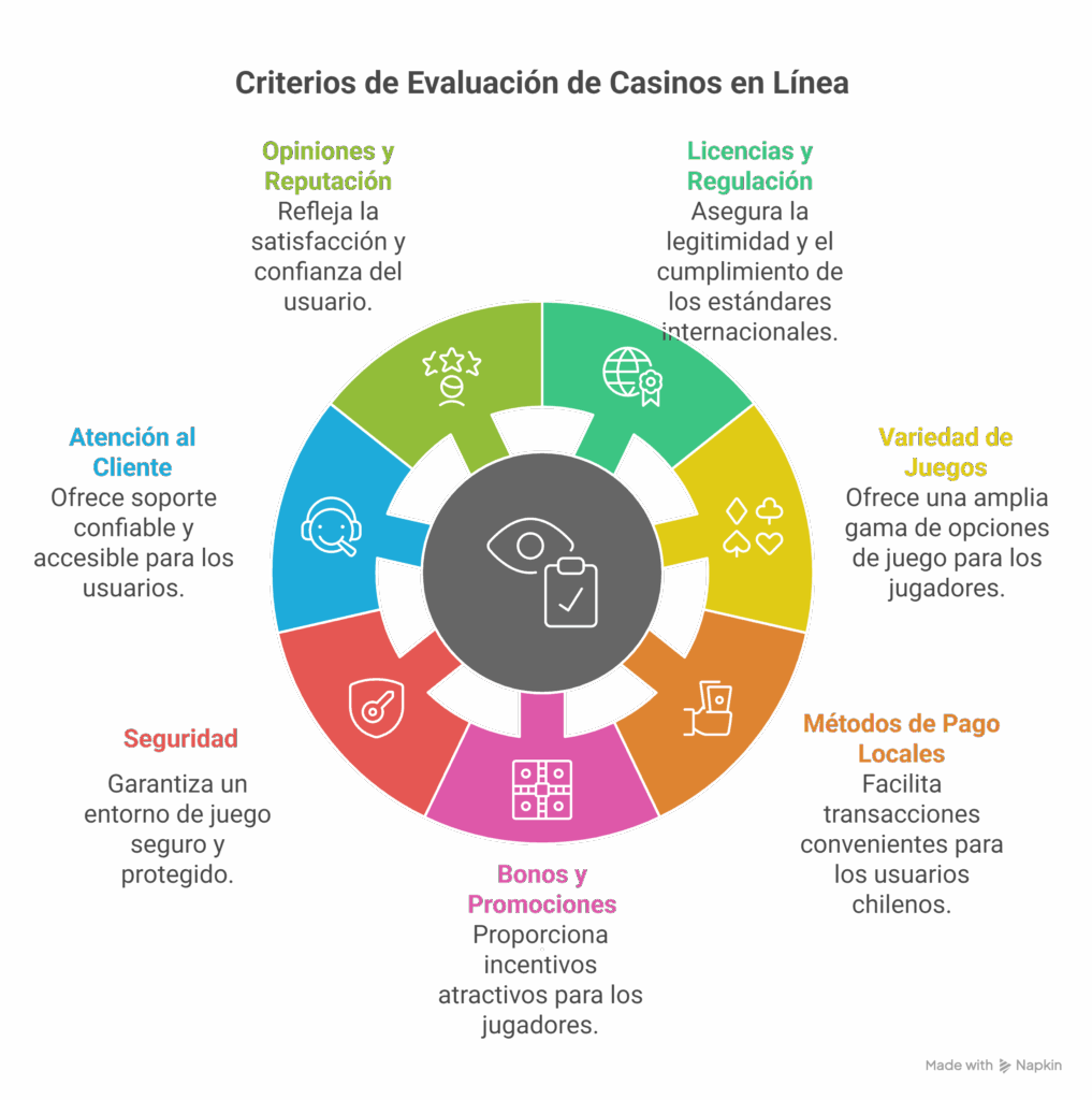 Cómo evaluamos los mejores casinos en línea de Chile
